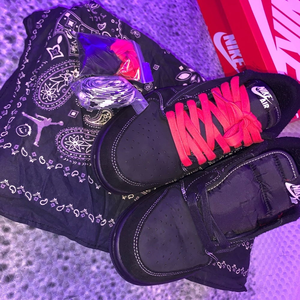 TS x Air Jordan 1 Low OG “Black Phantom”